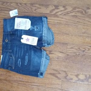 Vanilla Star Kid jeans shorts,blue,Size 4